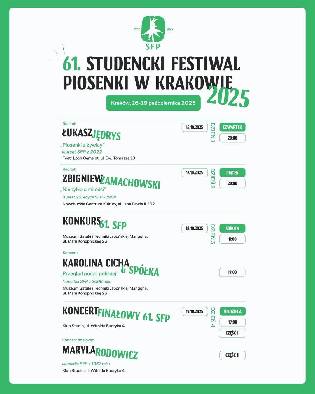 539924203_1354653323328080_3474957487500103664_n Festiwal Piosenki Studenckiej w Krakowie